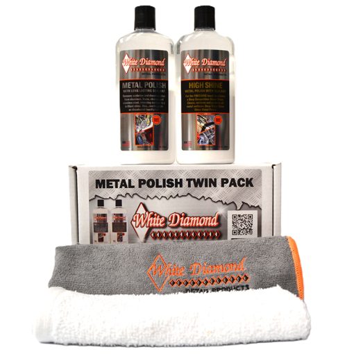 White Diamond Metal Polish & High Shine Twin Pack